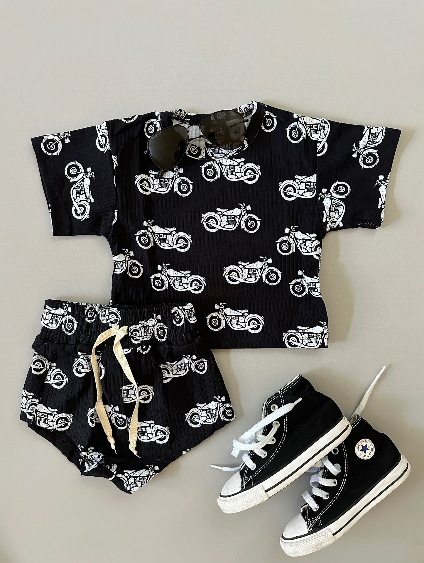 Motorcycle Short Set