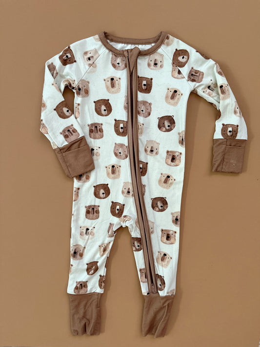 Brown Bear Bamboo Zippy