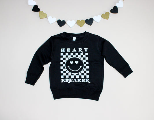 Checkered Heartbreaker Crewneck